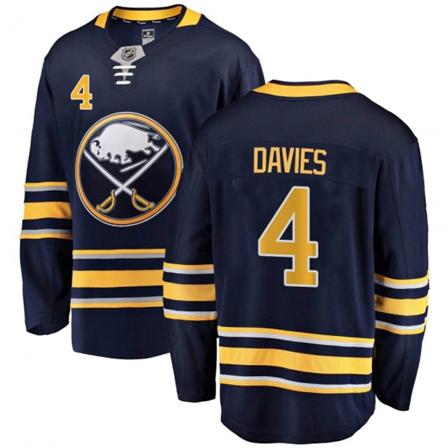 Hockey Jeremy Davies Buffalo Sabres 4 Jersey