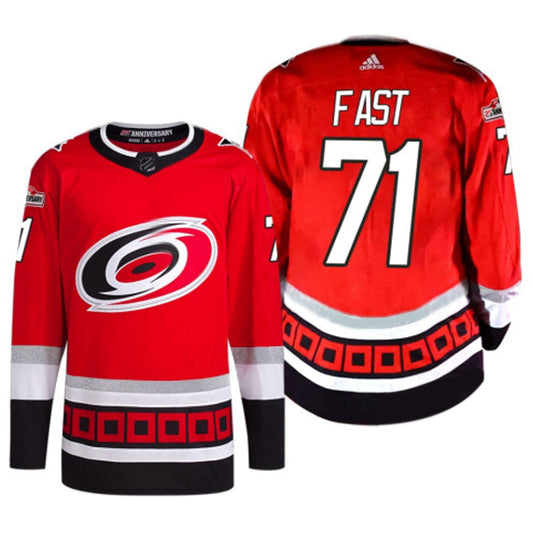 Hockey Jesper Fast Carolina Hurricanes 71 Jersey