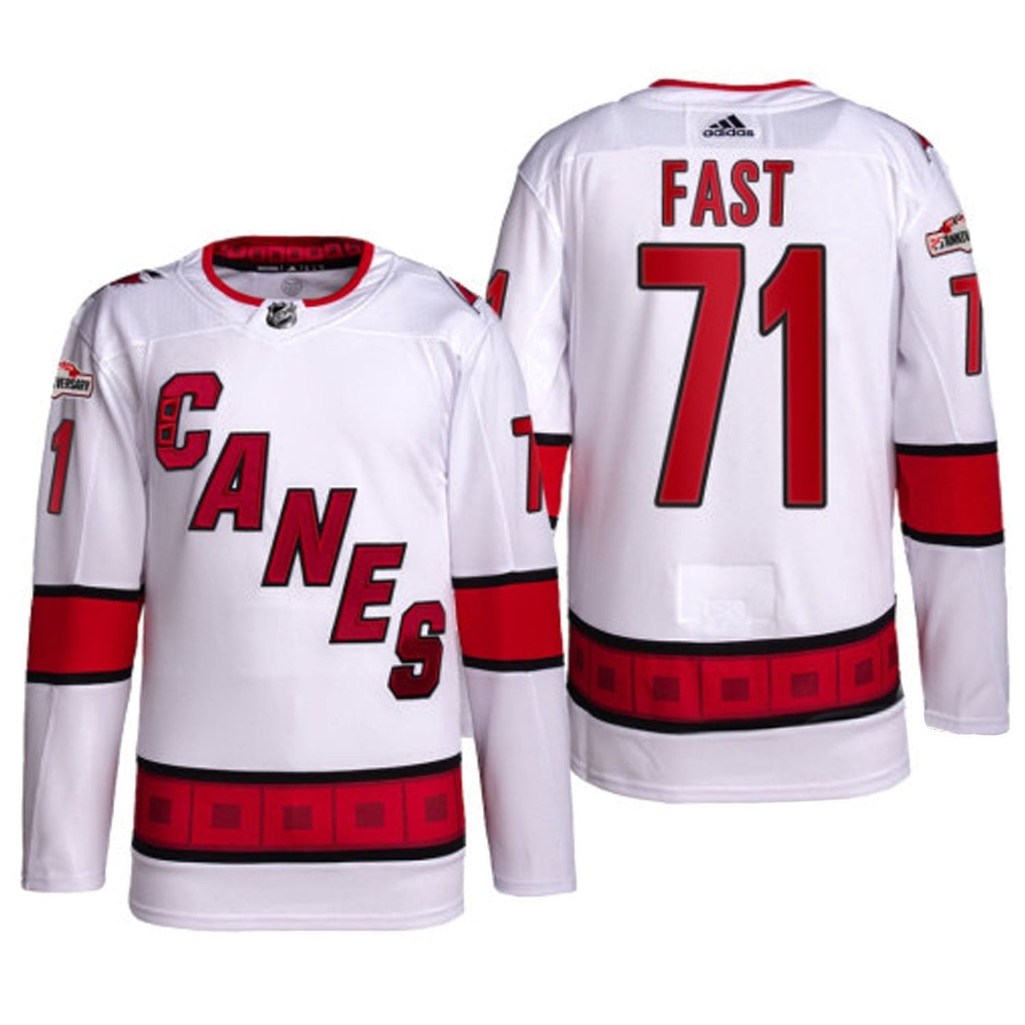 Hockey Jesper Fast Carolina Hurricanes 71 Jersey
