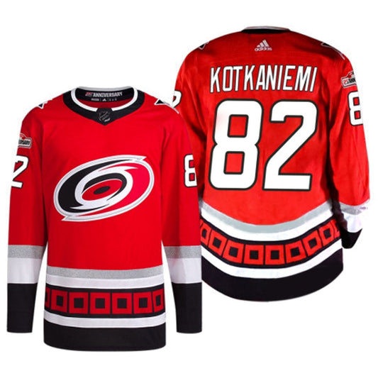 Hockey Jesperi Kotkaniemi Carolina Hurricanes 82 Jersey