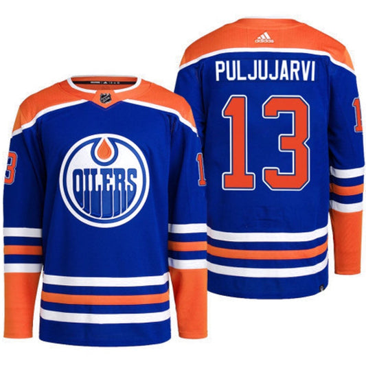 Hockey Jesse Puljujarvi Edmonton Oilers 13 Jersey
