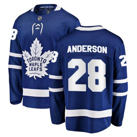 Hockey Joey Anderson Toronto Maple Leafs 28 Jersey
