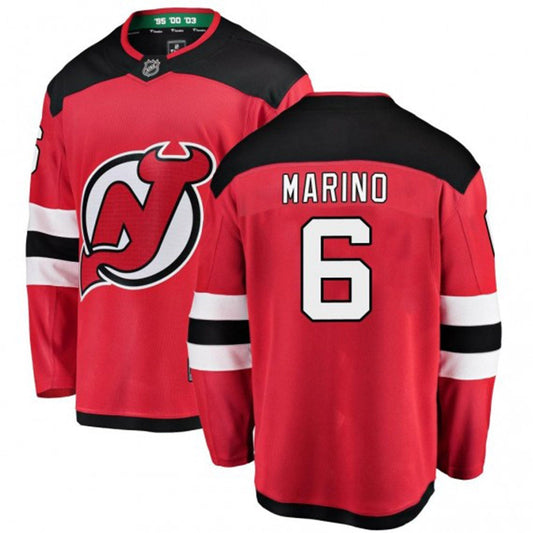 Hockey John Marino New Jersey Devils 6 Jersey