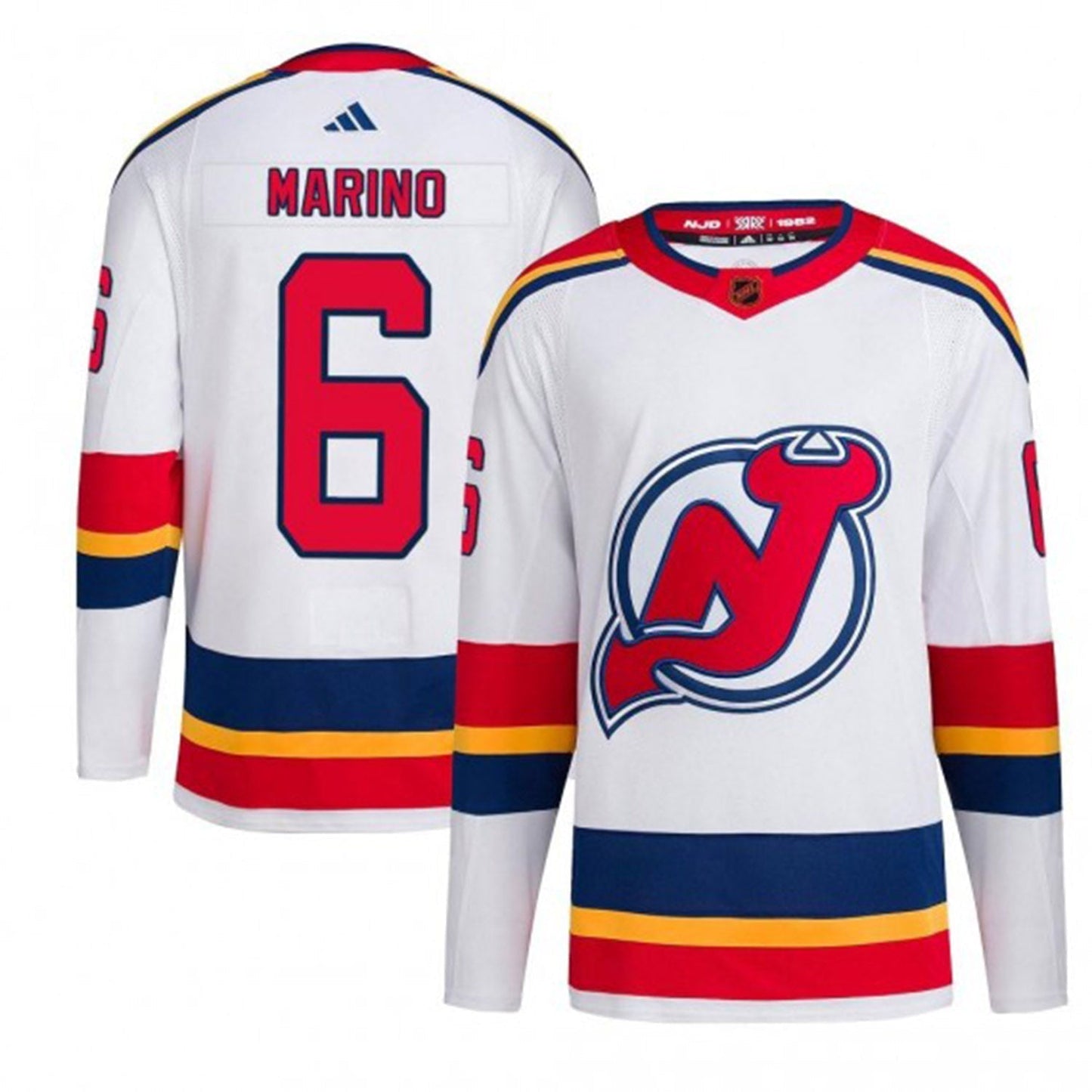 Hockey John Marino New Jersey Devils 6 Jersey