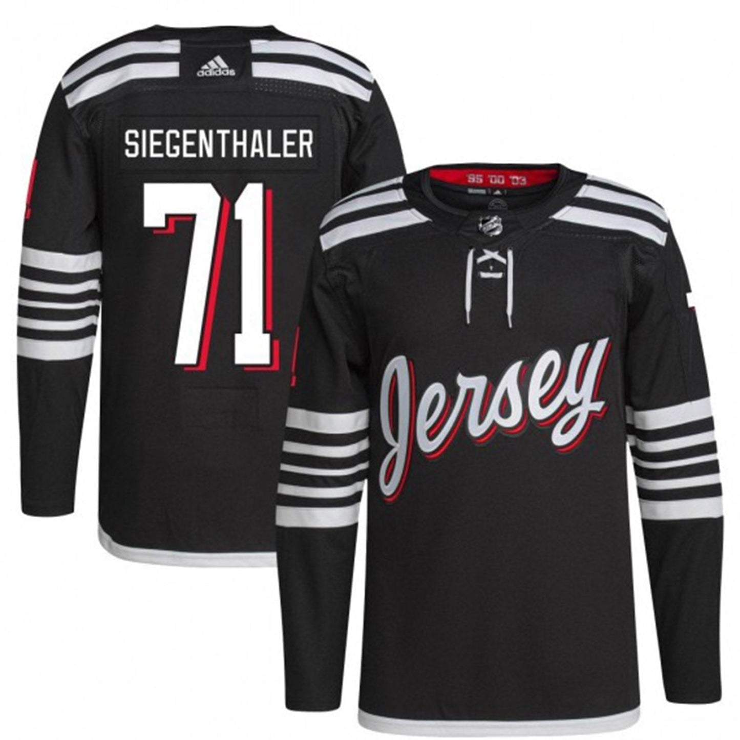 Hockey Jonas Siegenthaler New Jersey Devils 71 Jersey