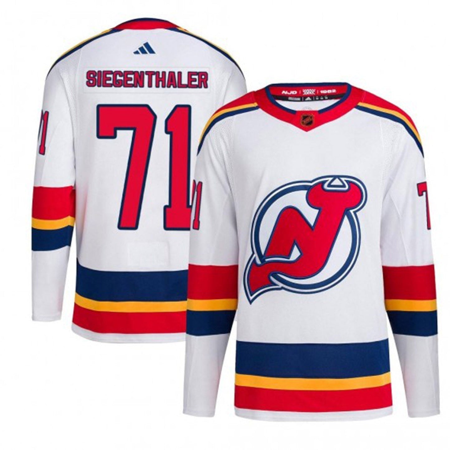Hockey Jonas Siegenthaler New Jersey Devils 71 Jersey