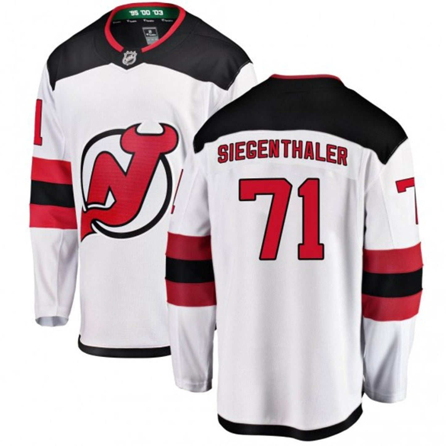 Hockey Jonas Siegenthaler New Jersey Devils 71 Jersey