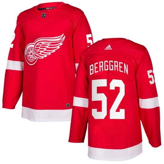 Hockey Jonatan Berggren Detroit Red Wings 52 Jersey