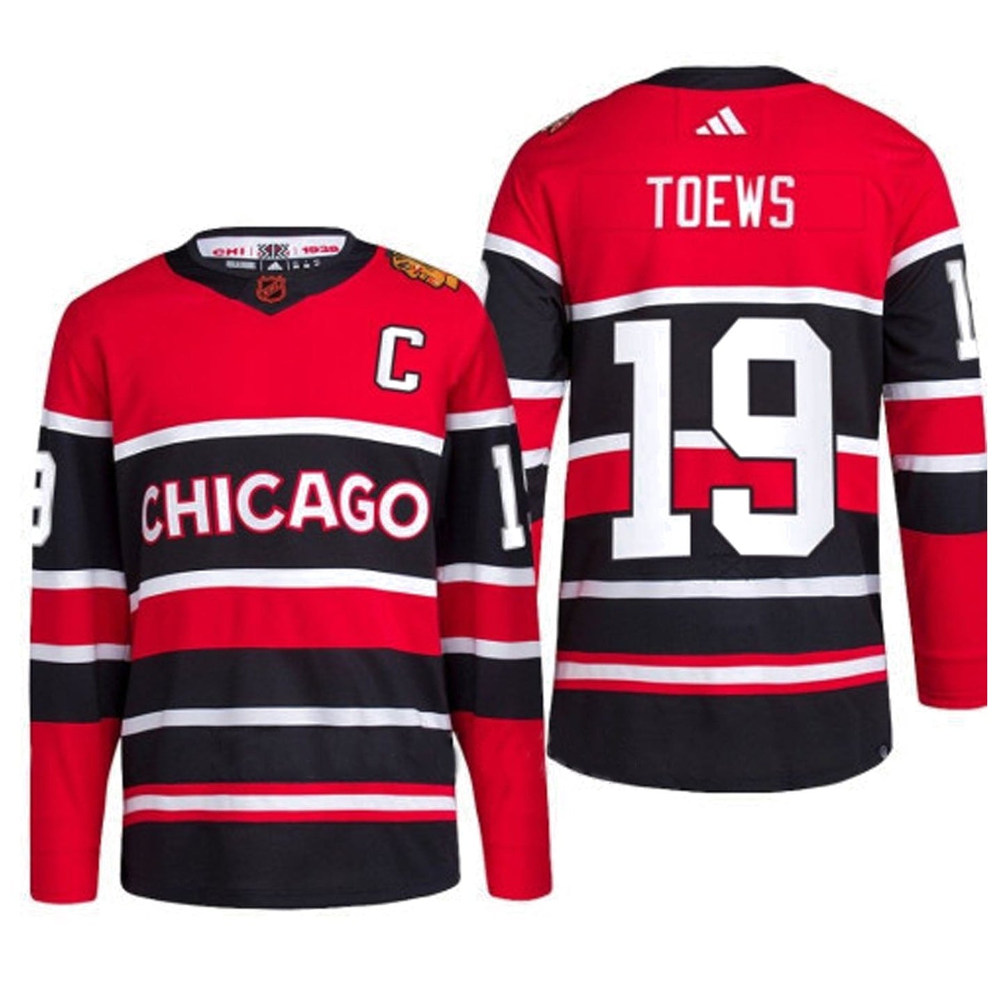 Hockey Jonathan Toews Chicago Blackhawks 19 Jersey