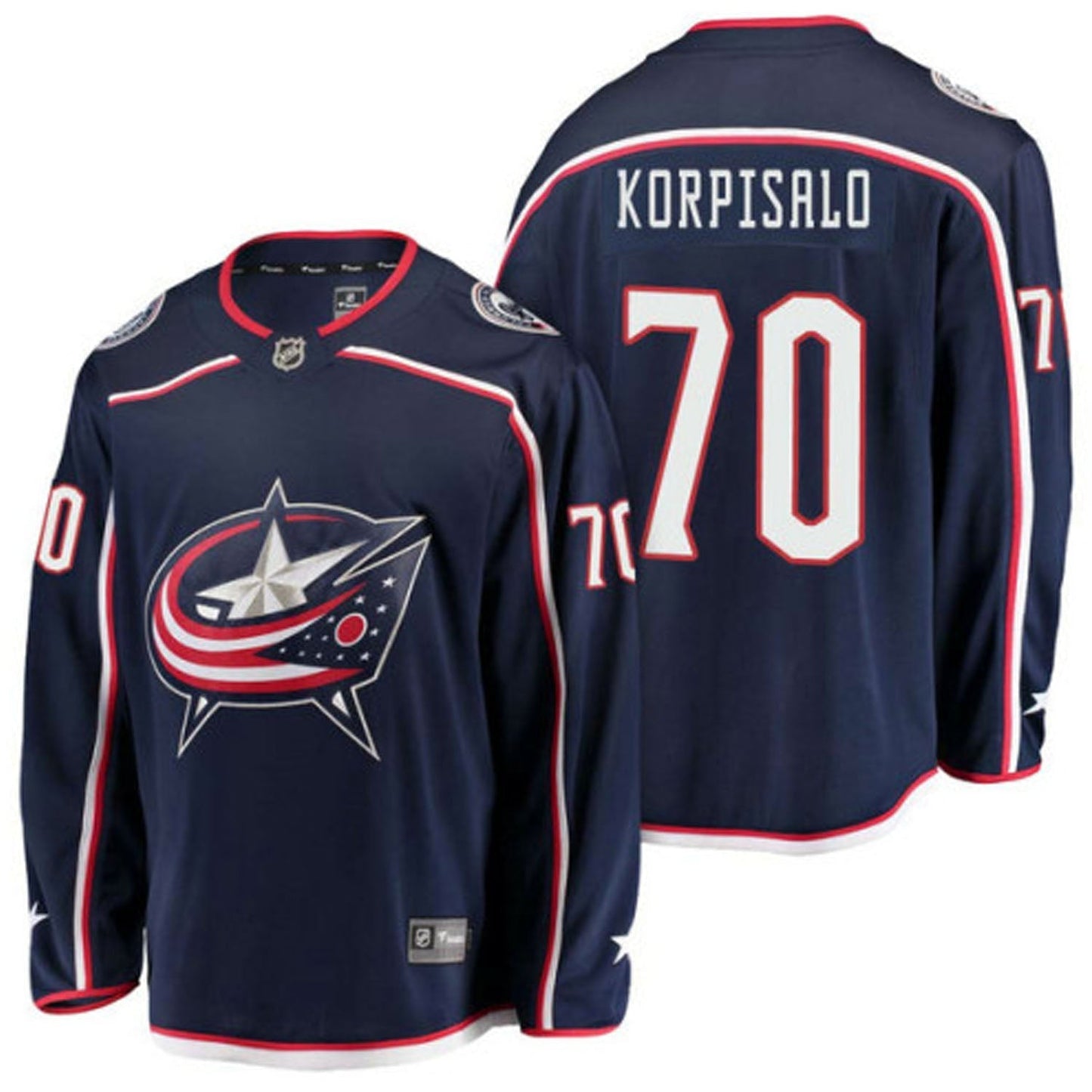 Hockey Joonas Korpisalo Columbus Blue Jackets 70 Jersey