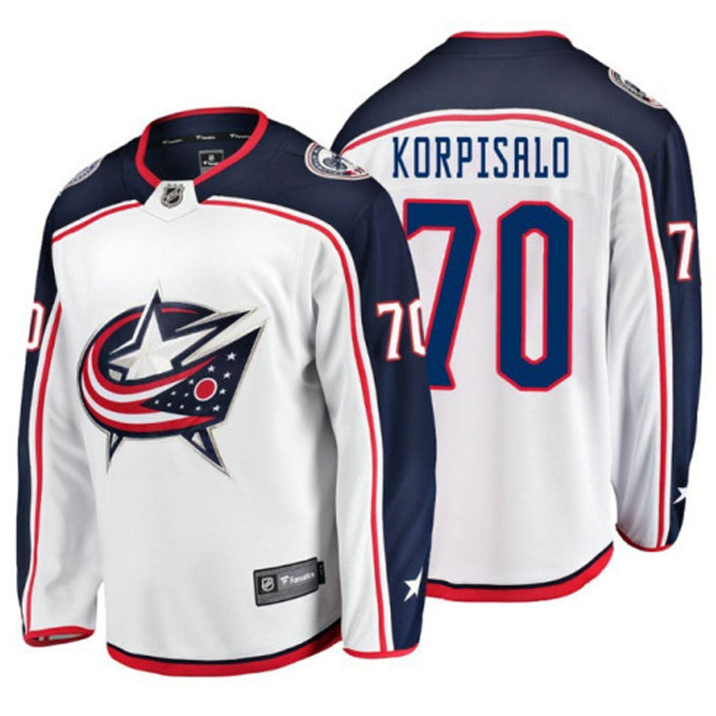 Hockey Joonas Korpisalo Columbus Blue Jackets 70 Jersey