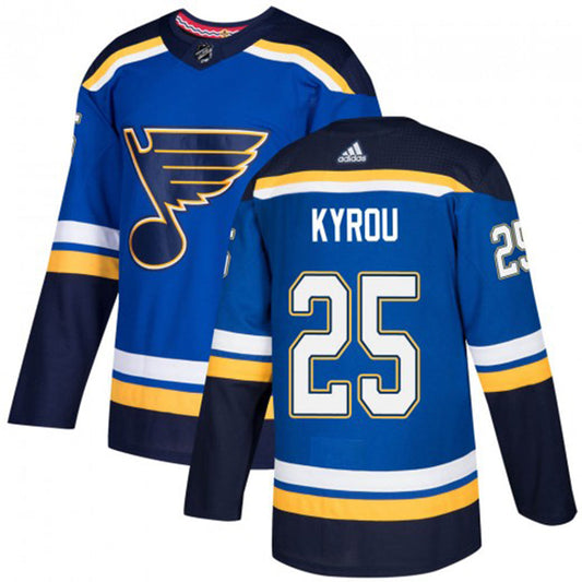 Hockey Jordan Kyrou St. Louis Blues 25 Jersey