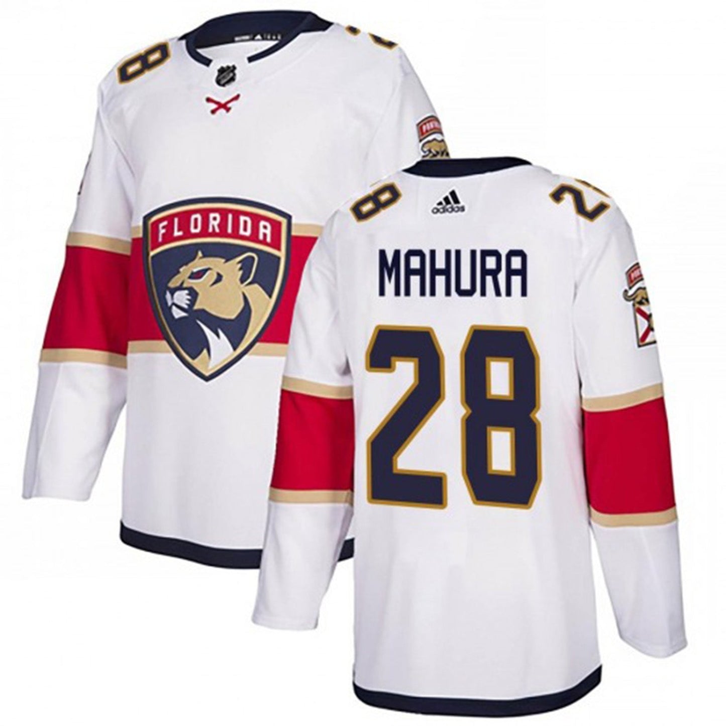 Hockey Josh Mahura Florida Panthers 28 Jersey