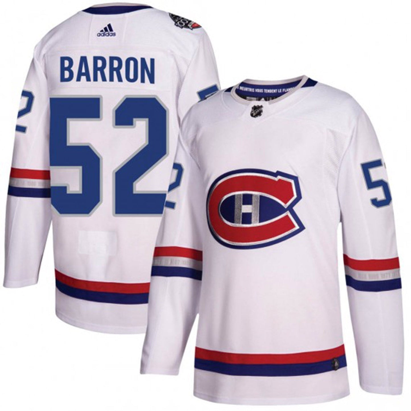 Hockey Justin Barron Montreal Canadiens 52 Jersey