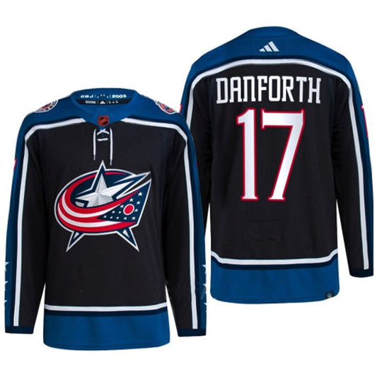 Hockey Justin Danforth Columbus Blue Jackets 17 Jersey