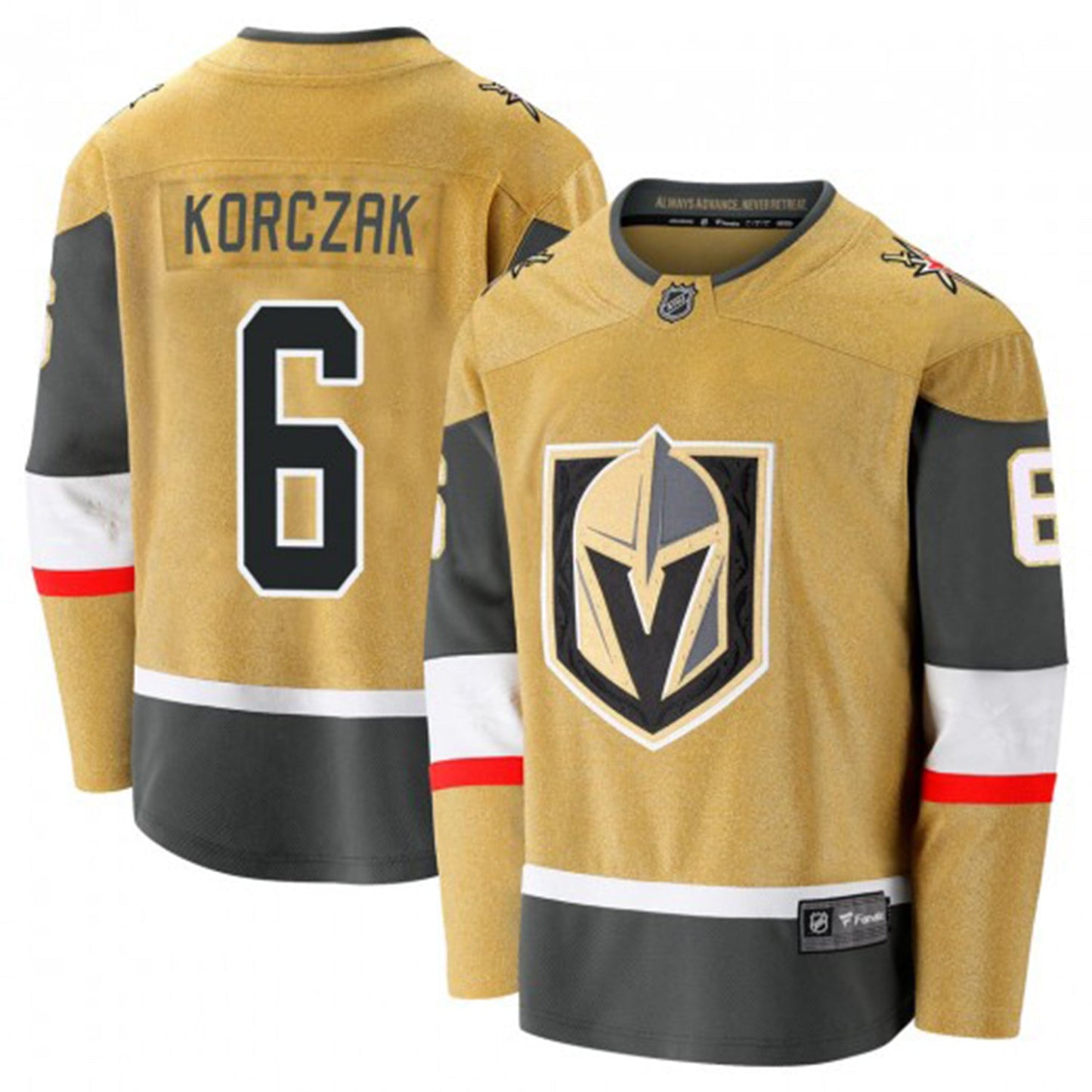 Hockey Kaedan Korczak Vegas Golden Knights 6 Jersey