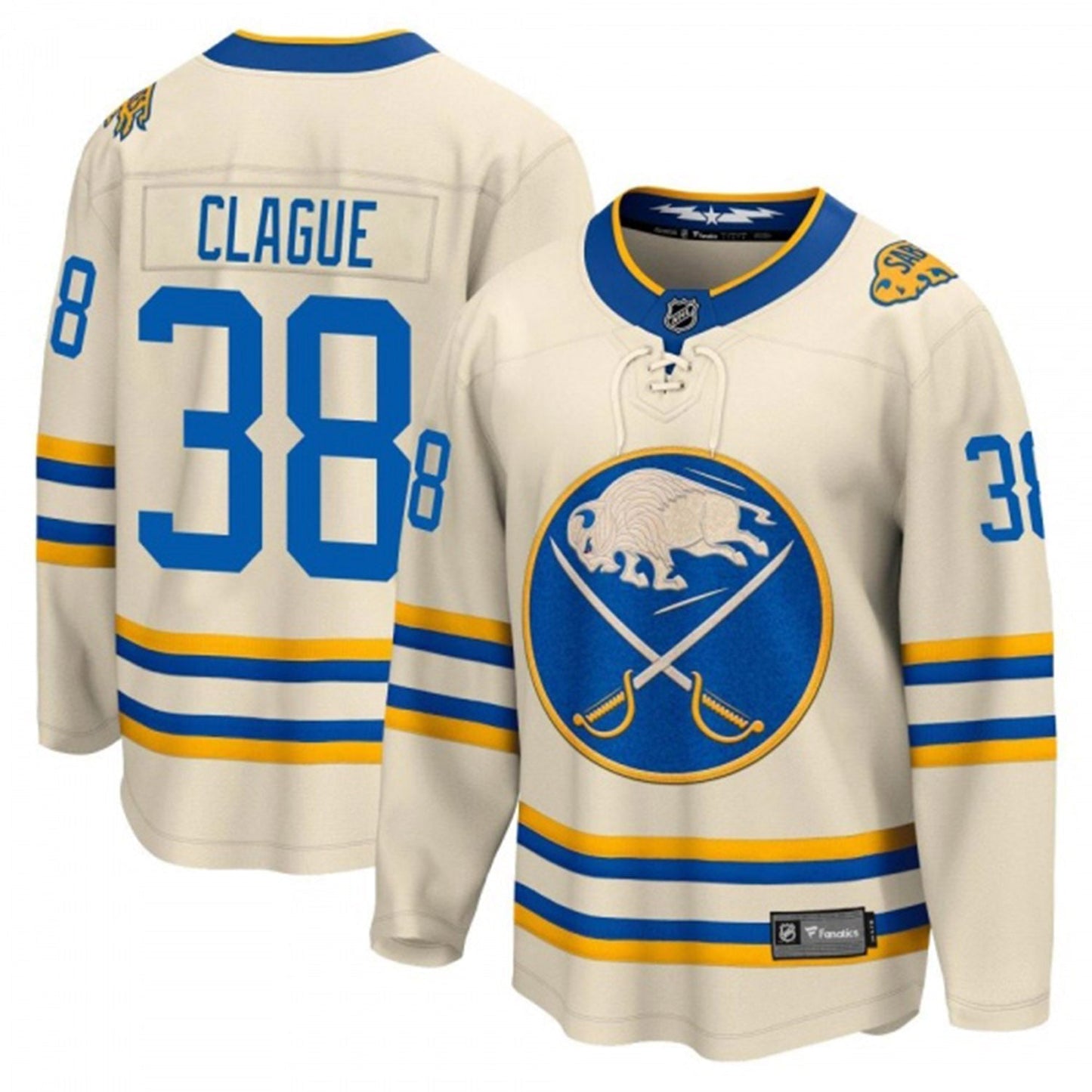 Hockey Kale Clague Buffalo Sabres 38 Jersey