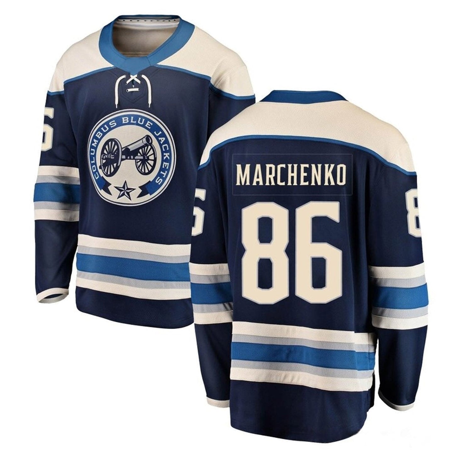Hockey Kirill Marchenko Columbus Blue Jackets 86 Jersey