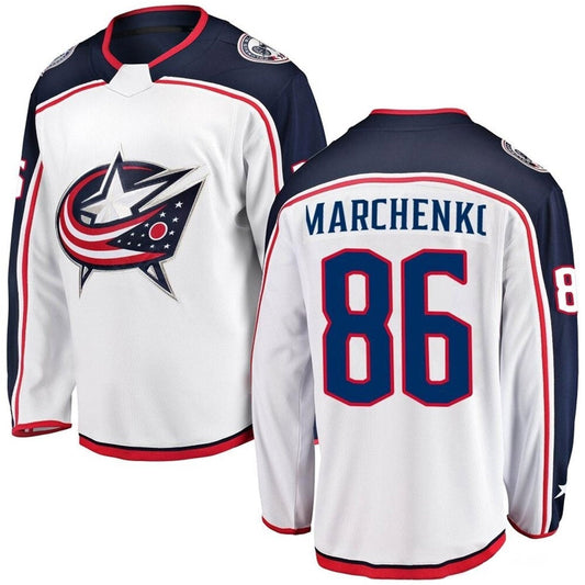 Hockey Kirill Marchenko Columbus Blue Jackets 86 Jersey