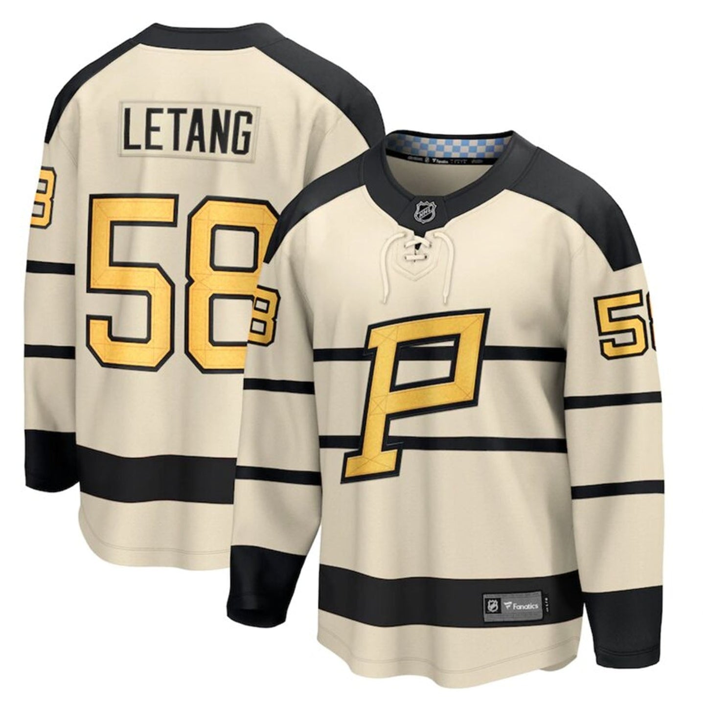 Hockey Kris Letang Pittsburgh Penguins 58 Jersey