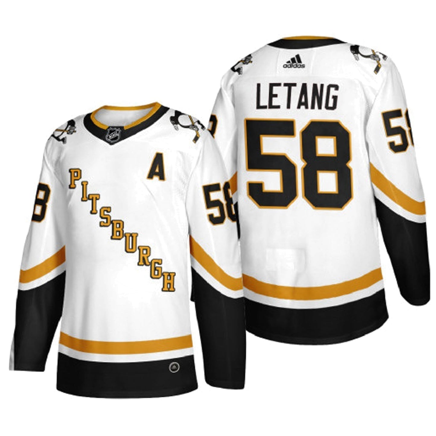 Hockey Kris Letang Pittsburgh Penguins 58 Jersey