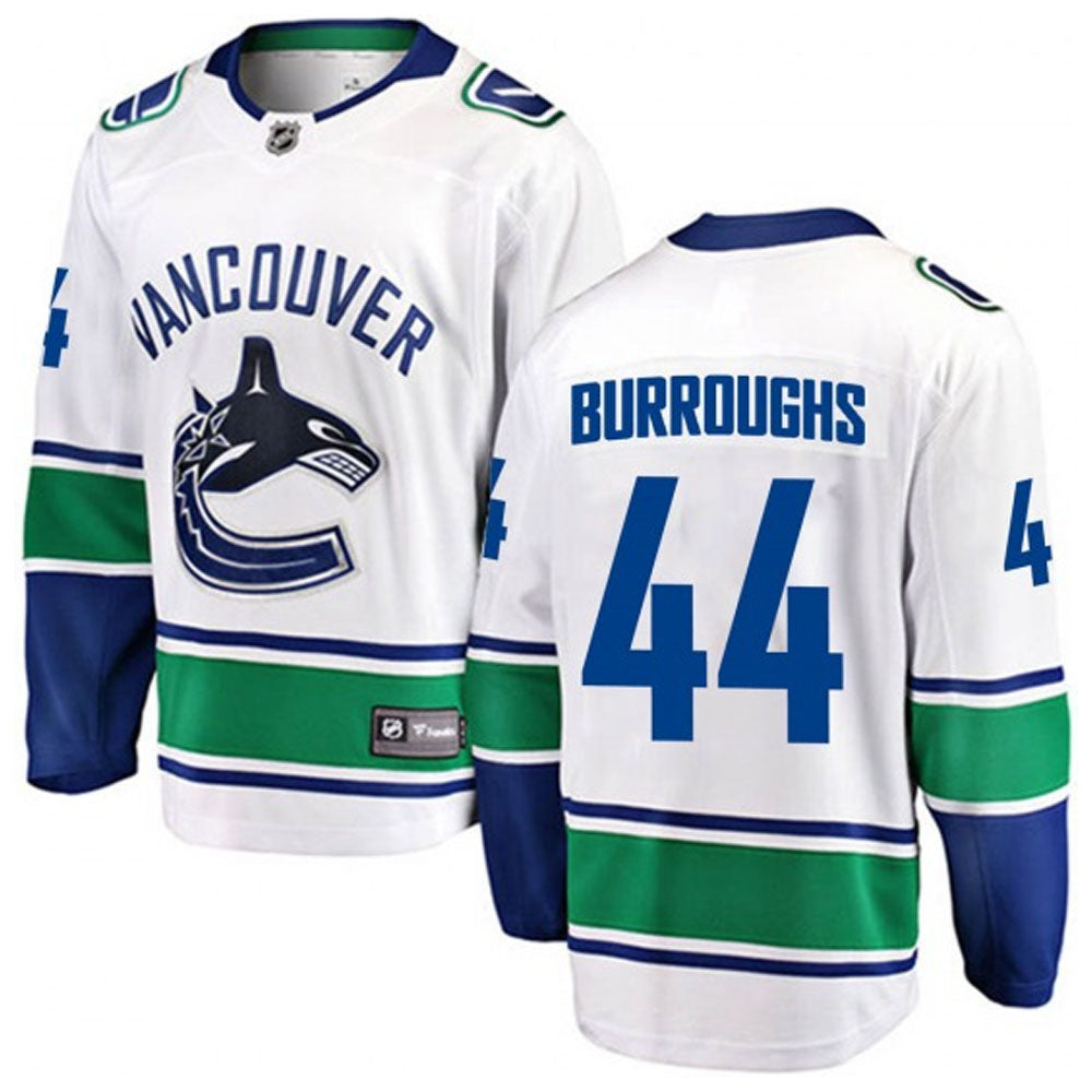 Hockey Kyle Burroughs Vancouver Canucks 44 Jersey