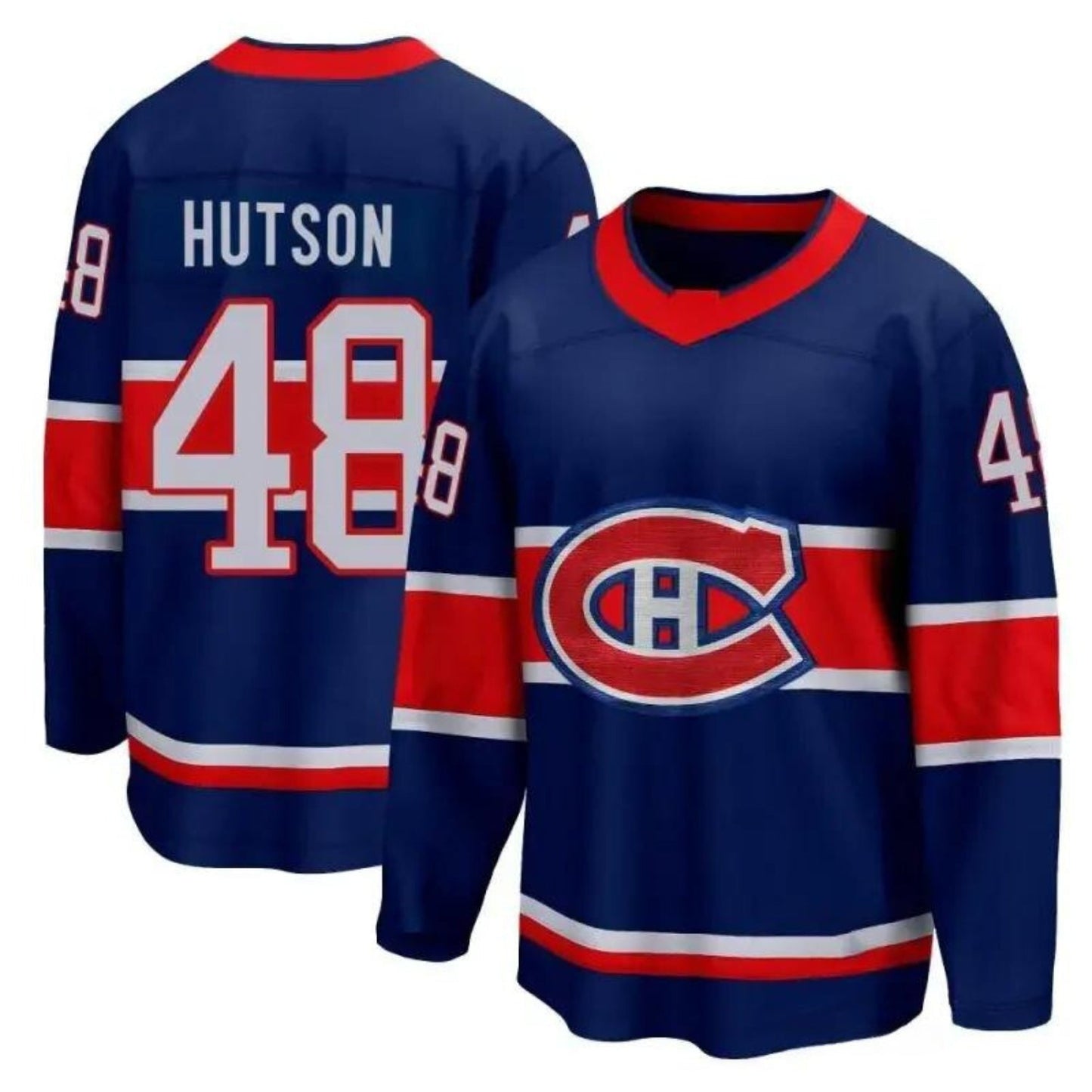 Hockey Lane Hutson Montreal Canadiens 48 Jersey