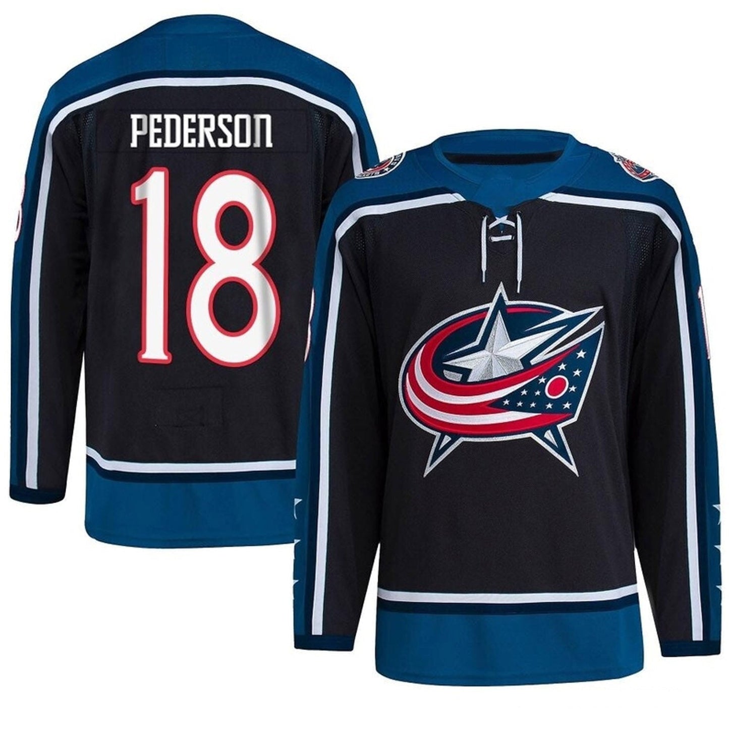 Hockey Lane Pederson Columbus Blue Jackets 18 Jersey