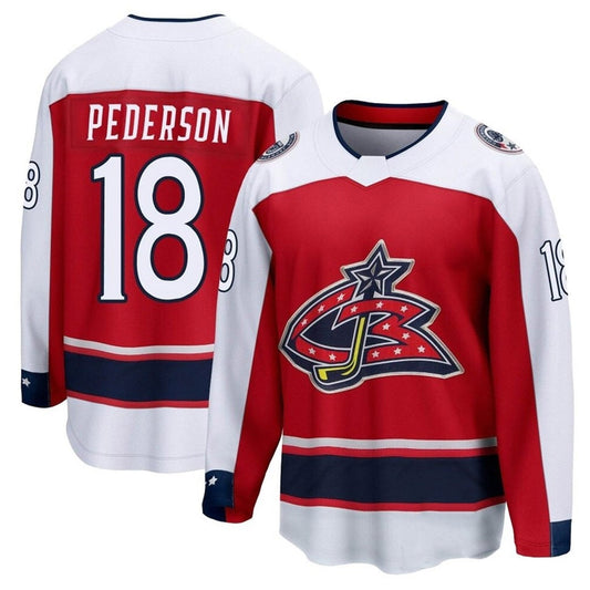 Hockey Lane Pederson Columbus Blue Jackets 18 Jersey