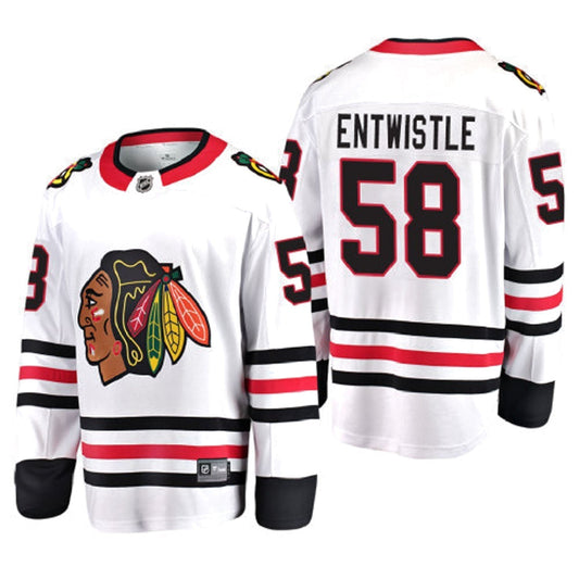 Hockey MacKenzie Entwistle Chicago Blackhawks 58 Jersey