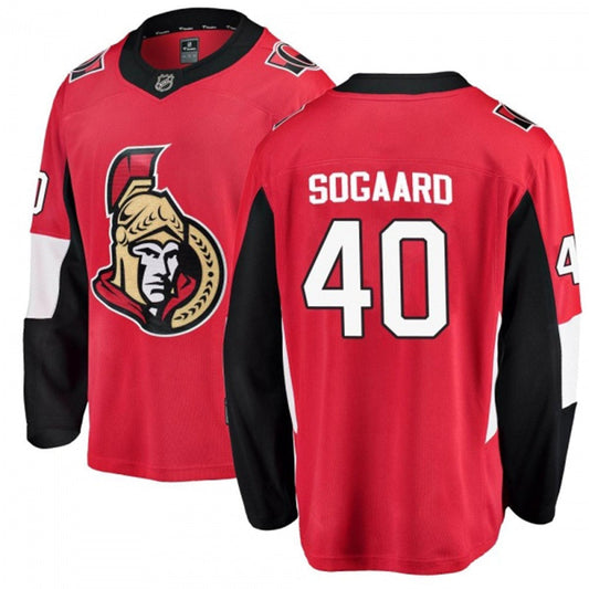 Hockey Mads Sogaard Chicago Blackhawks 40 Jersey