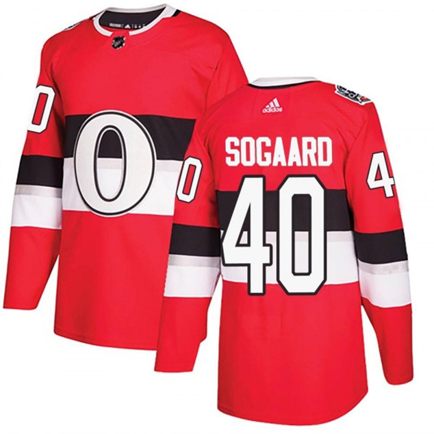 Hockey Mads Sogaard Chicago Blackhawks 40 Jersey