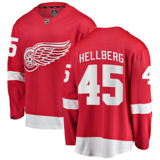 Hockey Magnus Hellberg Detroit Red Wings 45 Jersey
