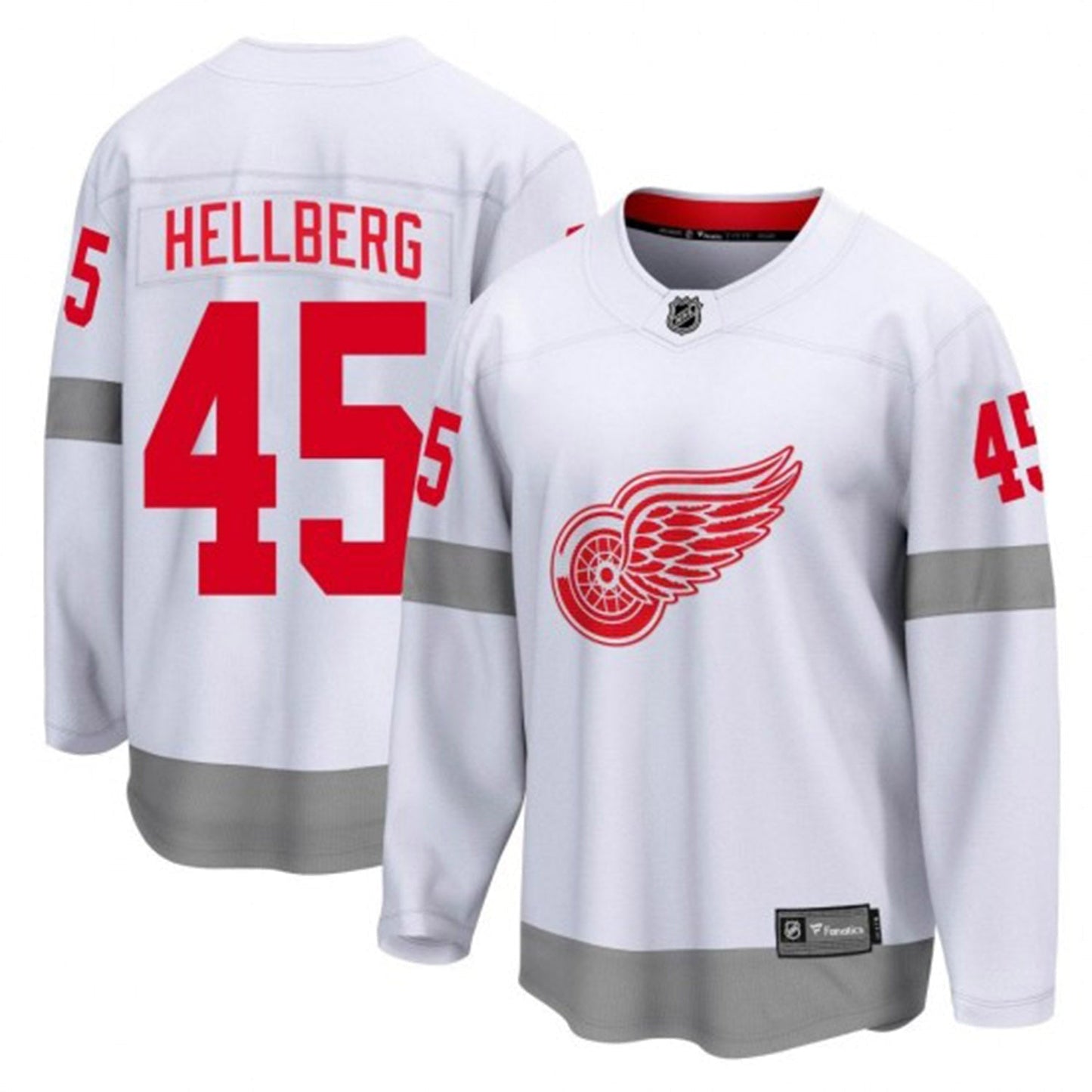 Hockey Magnus Hellberg Detroit Red Wings 45 Jersey