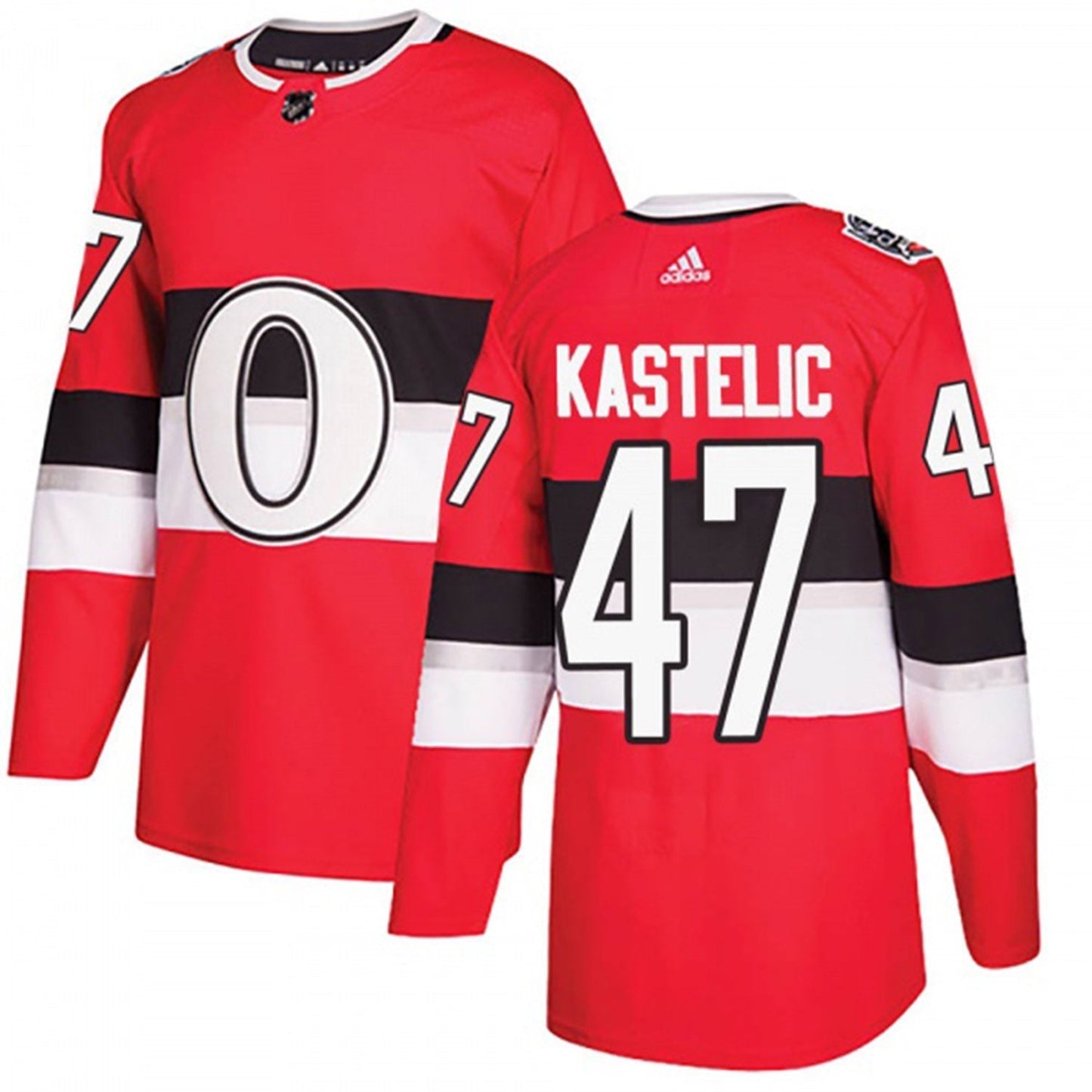 Hockey Mark Kastelic Ottawa Senators 47 Jersey
