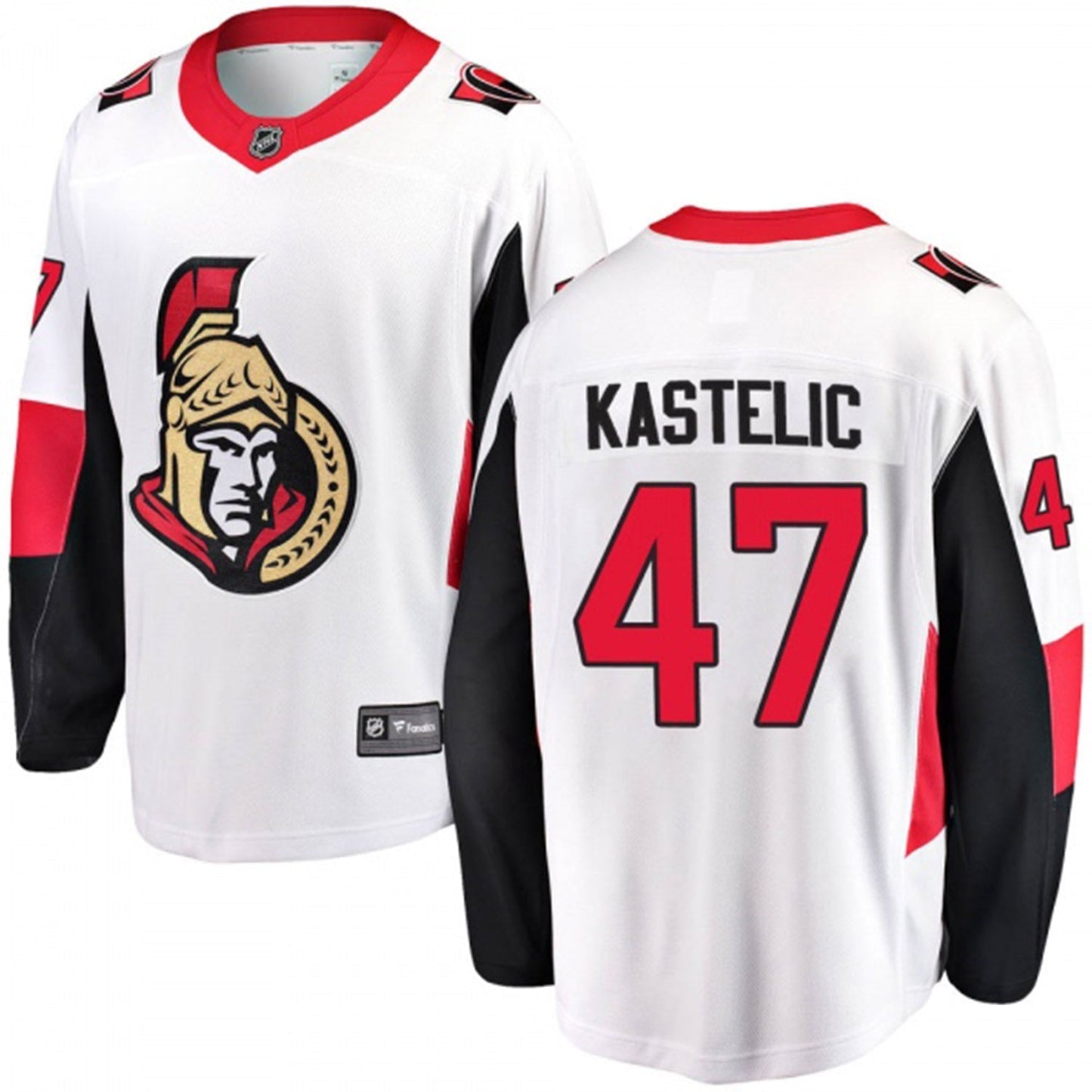 Hockey Mark Kastelic Ottawa Senators 47 Jersey