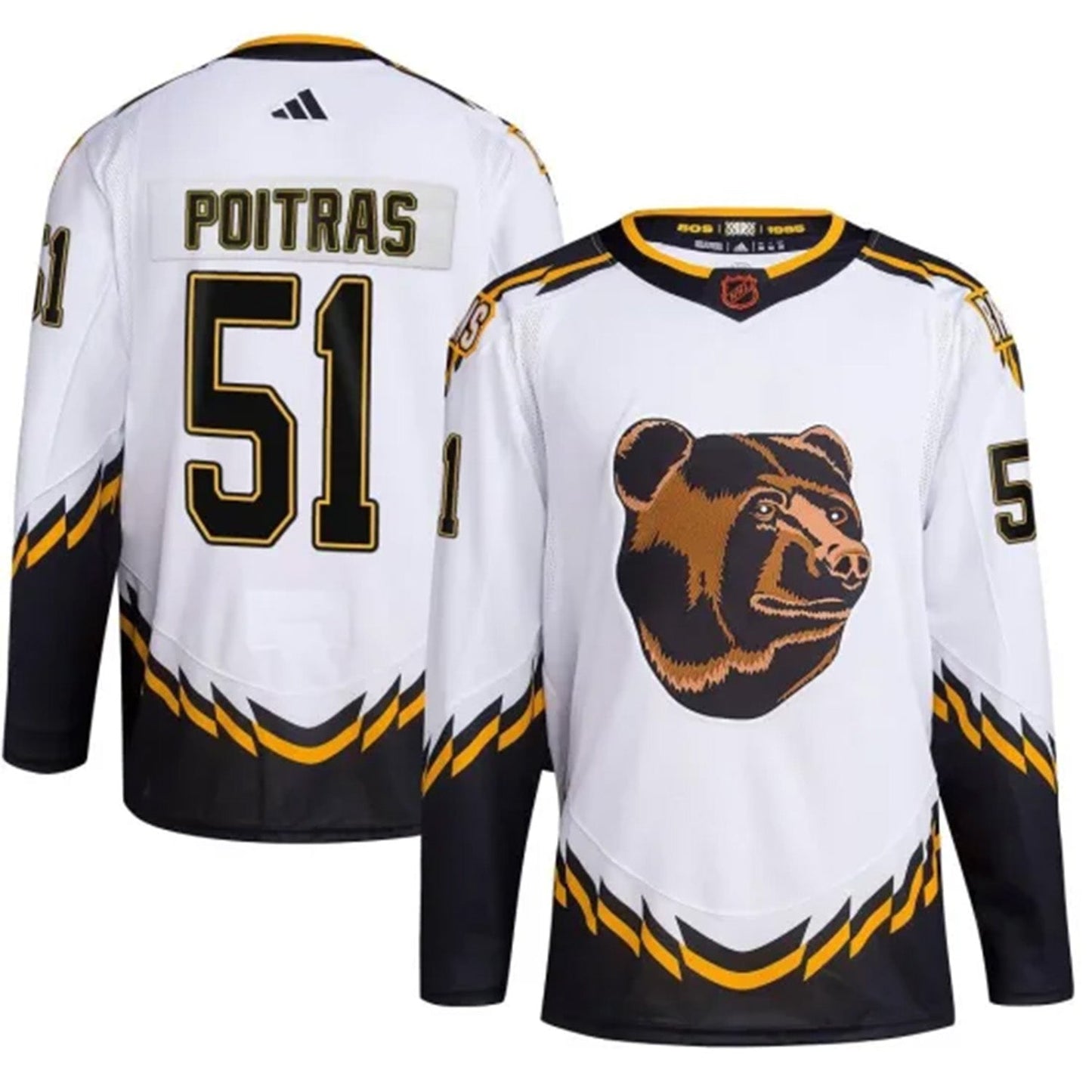 Hockey Matthew Poitras Bostin Bruins 51 Jersey
