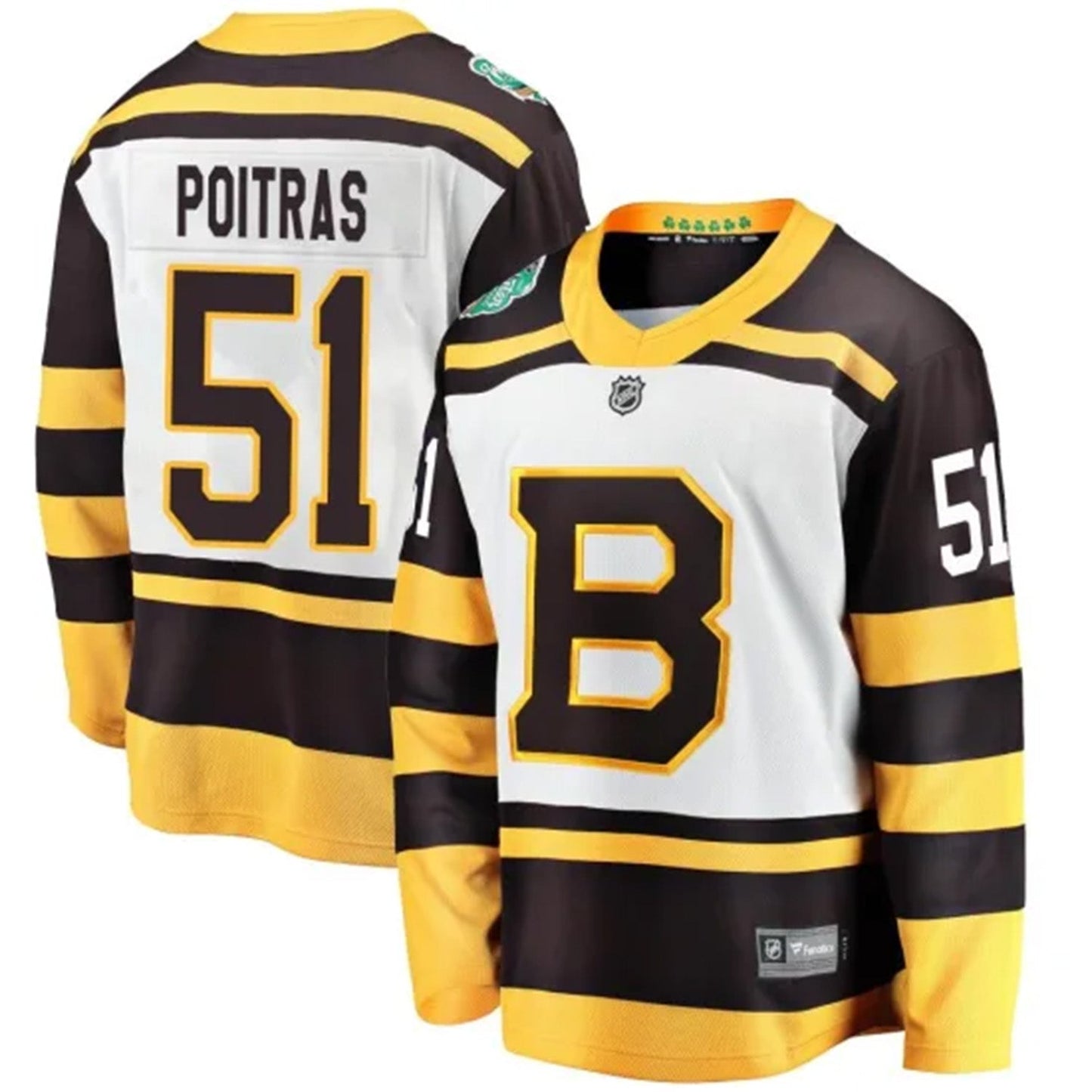 Hockey Matthew Poitras Bostin Bruins 51 Jersey