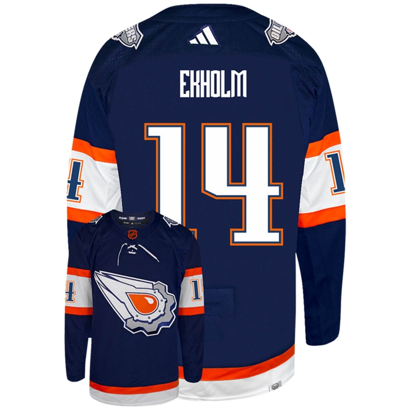 Hockey Mattias Ekholm Edmonton Oilers 14 Jersey