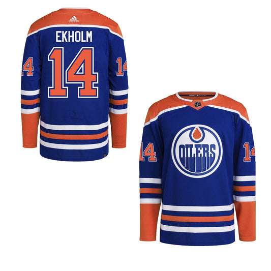 Hockey Mattias Ekholm Edmonton Oilers 14 Jersey