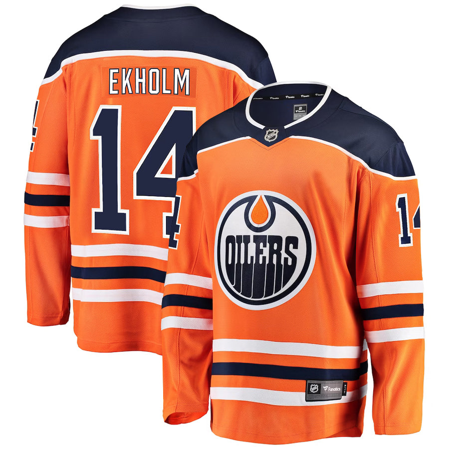 Hockey Mattias Ekholm Edmonton Oilers 14 Jersey