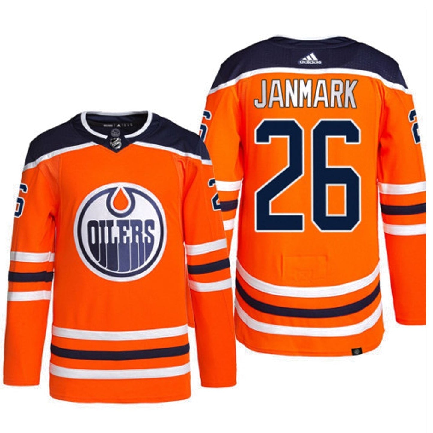 Hockey Mattias Janmark Edmonton Oilers 26 Jersey