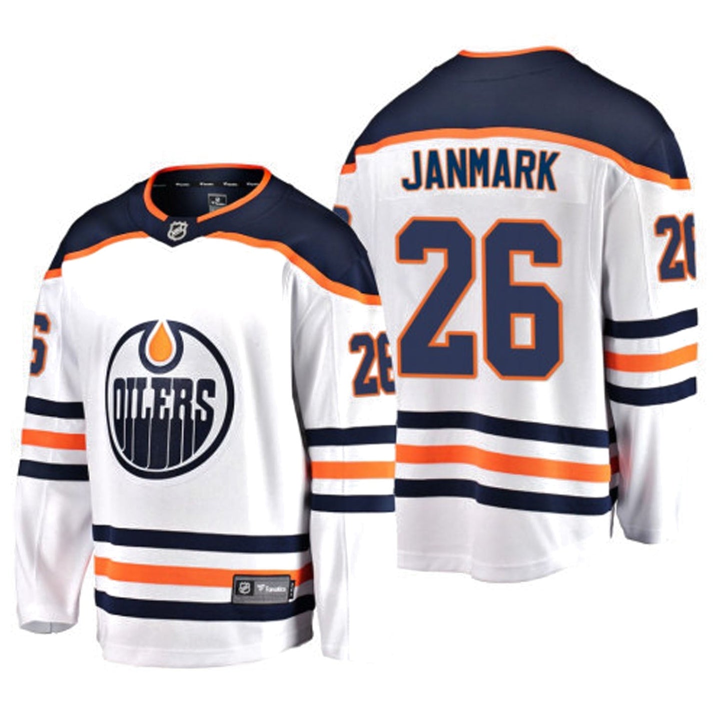 Hockey Mattias Janmark Edmonton Oilers 26 Jersey