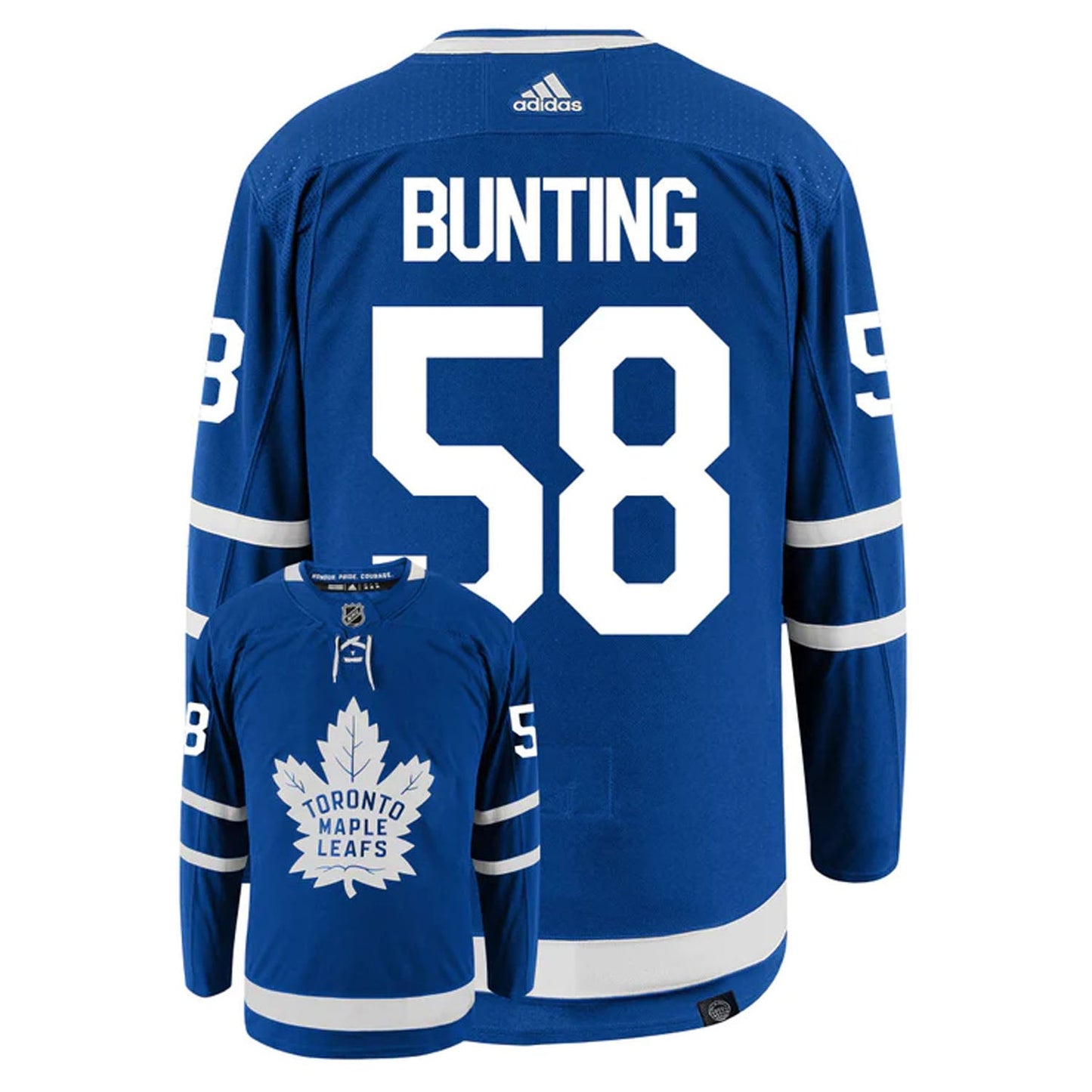 Hockey Michael Bunting Toronto Maple Leafs 58 Jersey