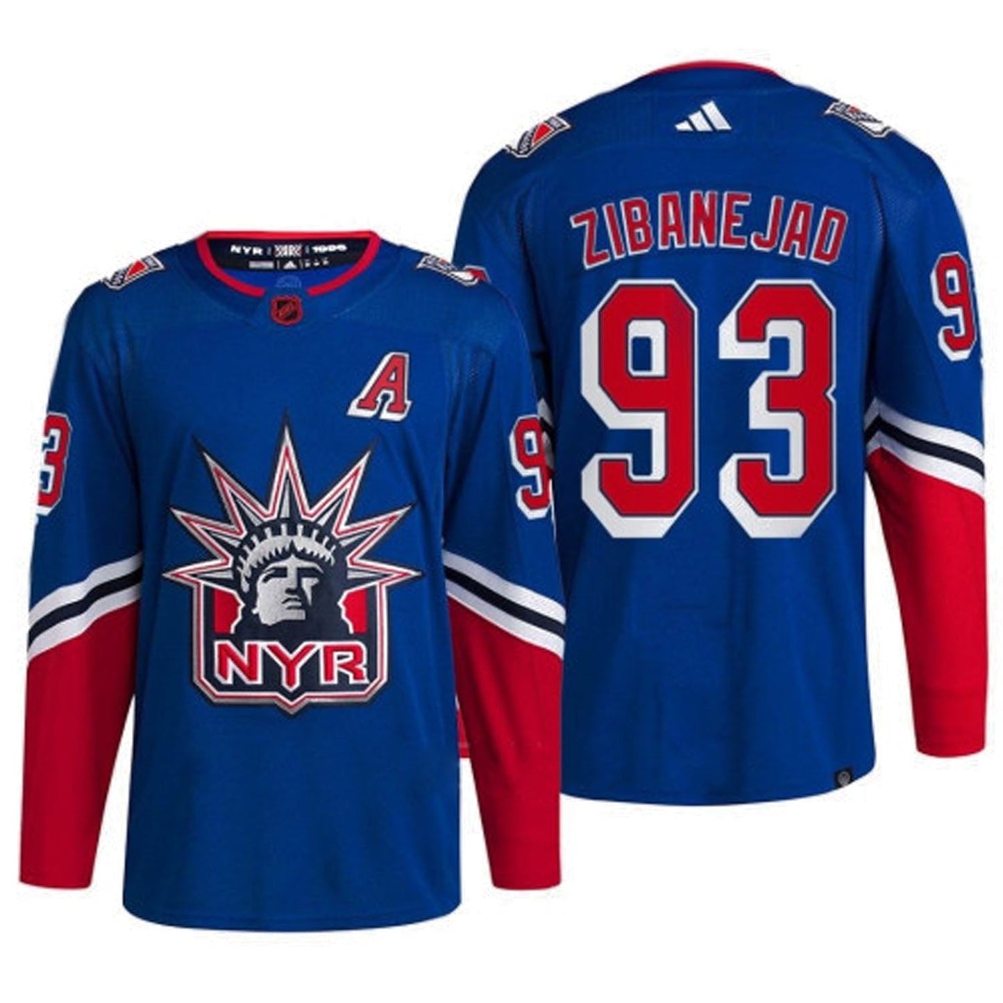 Hockey Mika Zibanejad New York Rangers 93 Jersey