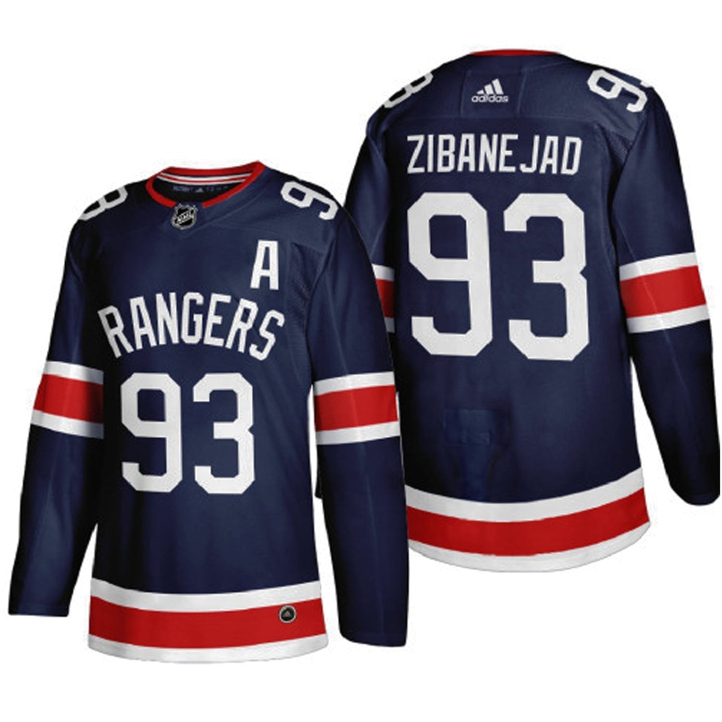 Hockey Mika Zibanejad New York Rangers 93 Jersey