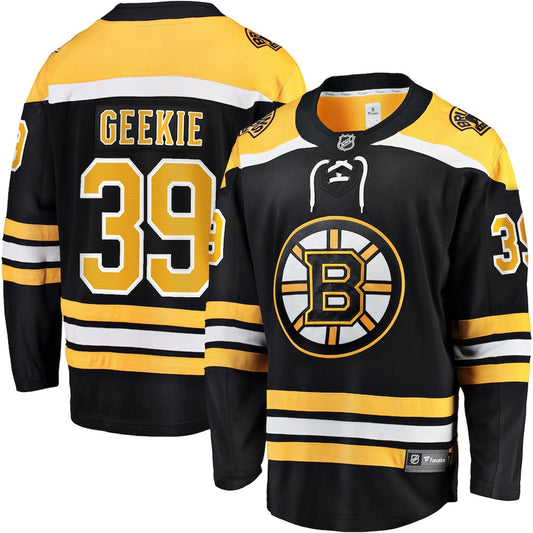 Hockey Morgan Geekie  Bostin Bruins 39 Jersey