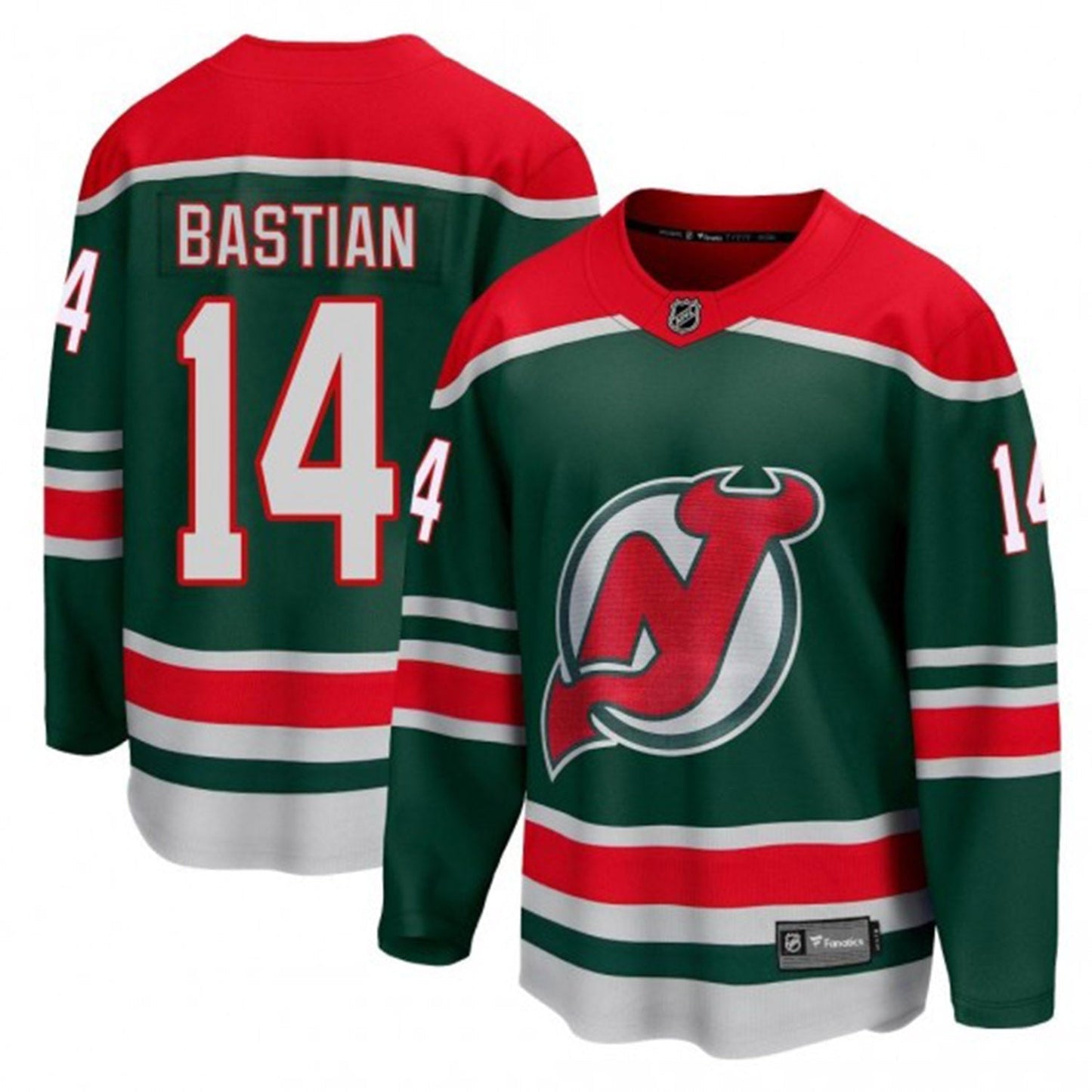 Hockey Nathan Bastian New Jersey Devils 42 Jersey