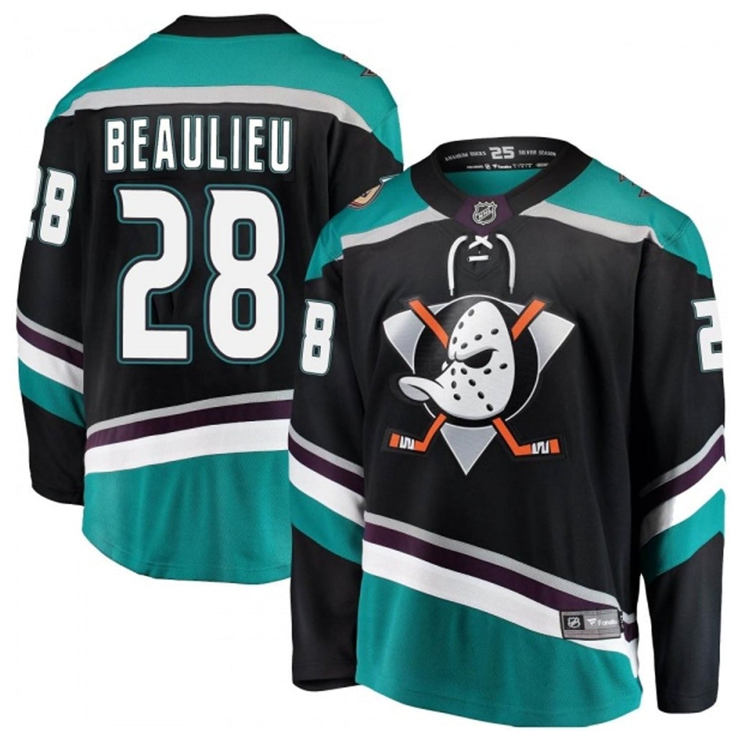 Hockey Nathan Beaulieu Anaheim Ducks 28 Jersey