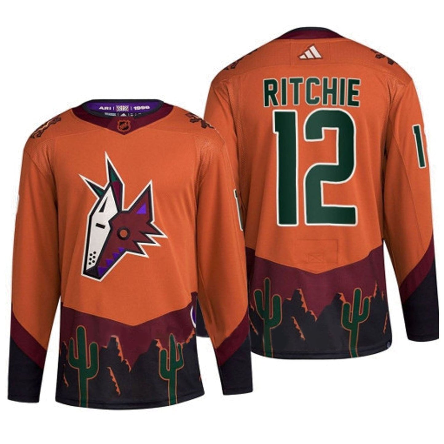 Hockey Nick Ritchie Arizona Coyotes 12 Jersey